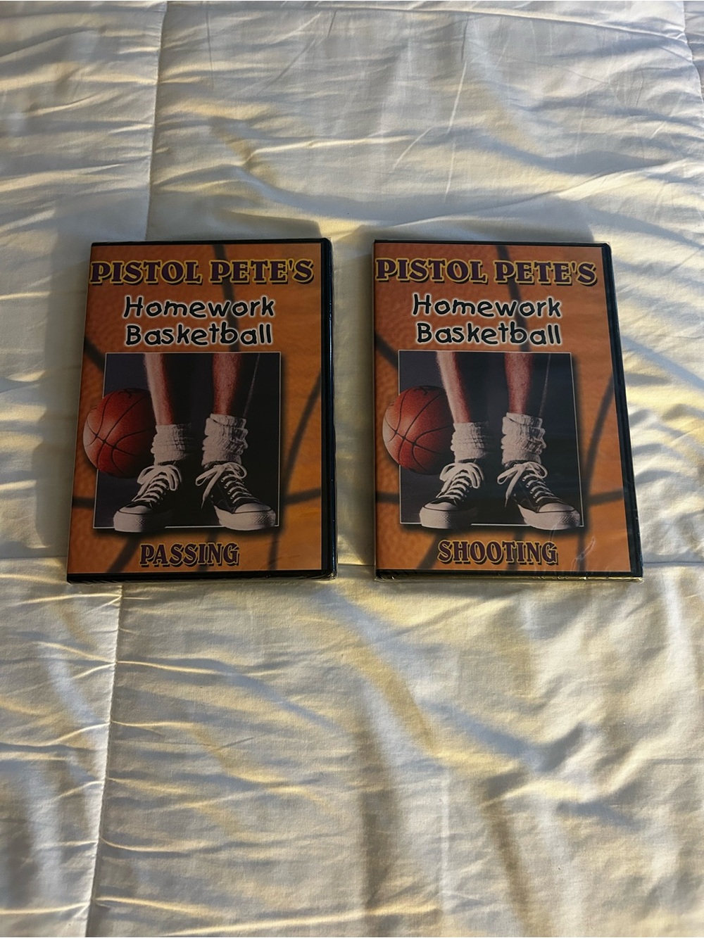 Pistol Pete Homework Basketball DVD Bundle Sealed Rare